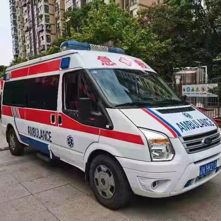 娄底长途救护车护送病人返乡